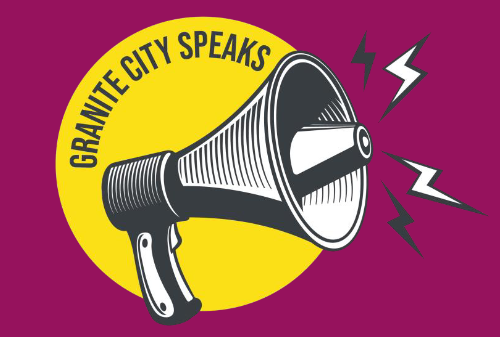 the Granite city speaks logo